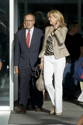 King Juan Carlos erhält Besuch im Quiron Hospital, Pozuelo de Alarcon