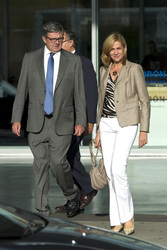 King Juan Carlos erhält Besuch im Quiron Hospital, Pozuelo de Alarcon