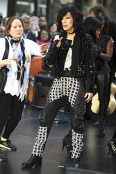 Cher live bei 'Today', New York