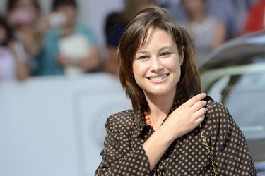 Ankunft von Aida Folch beim San Sebastian Film Festival 2013