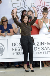 Ankunft von Aida Folch beim San Sebastian Film Festival 2013