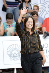 Ankunft von Aida Folch beim San Sebastian Film Festival 2013