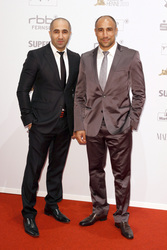 Arthur Abraham mit seinem Bruder Alex