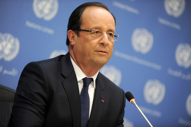 Francois Hollande Pressekonferenz, New York