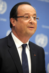 Francois Hollande Pressekonferenz, New York