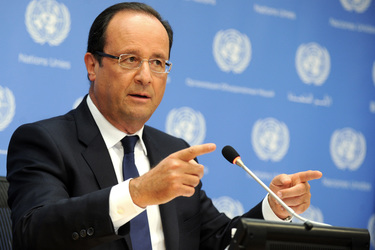 Francois Hollande Pressekonferenz, New York