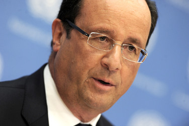 Francois Hollande Pressekonferenz, New York