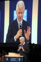 Abschlusssitzung der Clinton Global Initiative, New York