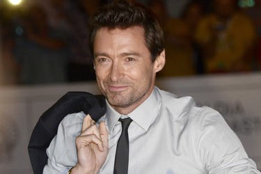 Ankunft von Hugh Jackman am Hotel beim San Sebastian Film Festival 2013