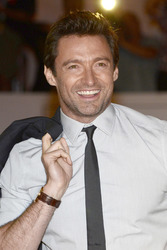 Ankunft von Hugh Jackman am Hotel beim San Sebastian Film Festival 2013