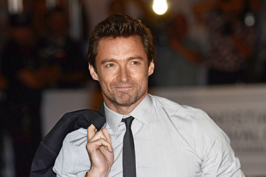 Ankunft von Hugh Jackman am Hotel beim San Sebastian Film Festival 2013