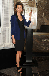 Bridget Moynahan besucht das Empire State Building, New York