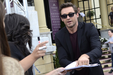 Hugh Jackman Signs Autographs at the San Sebastian Film Festival 2013