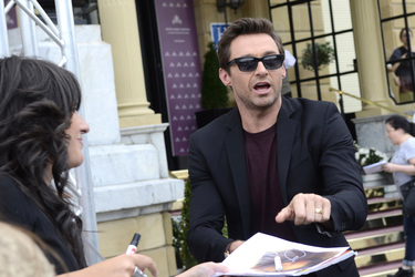 Hugh Jackman Signs Autographs at the San Sebastian Film Festival 2013