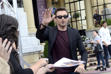 Hugh Jackman Signs Autographs at the San Sebastian Film Festival 2013