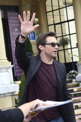 Hugh Jackman Signs Autographs at the San Sebastian Film Festival 2013