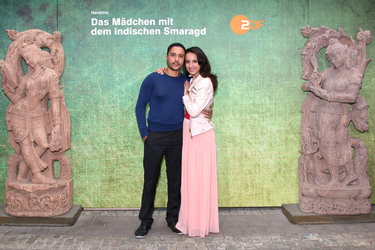 'Das Mädchen mit dem indischen Smaragd' Fototermin, Hamburg