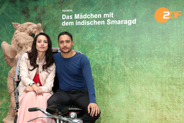 'Das Mädchen mit dem indischen Smaragd' Fototermin, Hamburg