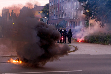 Ausschreitungen von Neonazis in Ostrava, Tschechien