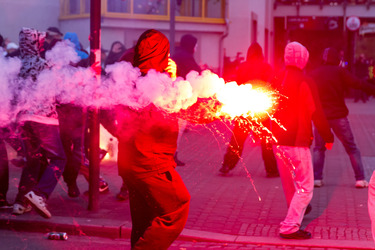 Ausschreitungen von Neonazis in Ostrava, Tschechien