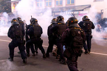 Ausschreitungen von Neonazis in Ostrava, Tschechien