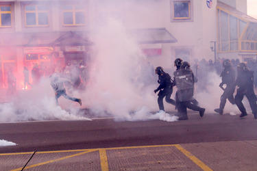 Ausschreitungen von Neonazis in Ostrava, Tschechien