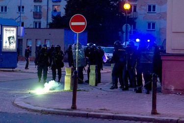 Ausschreitungen von Neonazis in Ostrava, Tschechien
