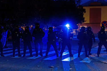 Ausschreitungen von Neonazis in Ostrava, Tschechien