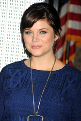 Tiffani Thiessen besucht das Empire State Building, New York