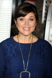 Tiffani Thiessen besucht das Empire State Building, New York