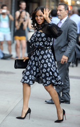 Kerry Washington bei der 'Late Show With David Letterman', New York