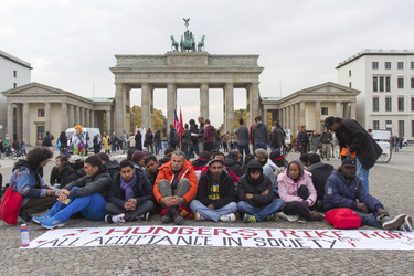 Bundesweiter Streik der Asylsuchenden, Berlin