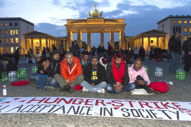 Bundesweiter Streik der Asylsuchenden, Berlin