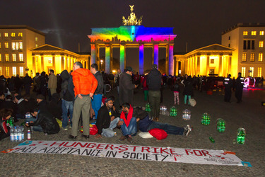 Bundesweiter Streik der Asylsuchenden, Berlin