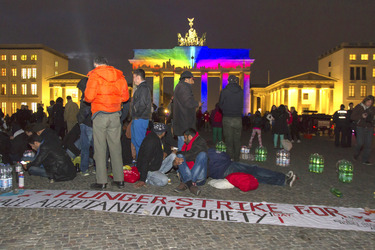 Bundesweiter Streik der Asylsuchenden, Berlin