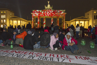 Bundesweiter Streik der Asylsuchenden, Berlin