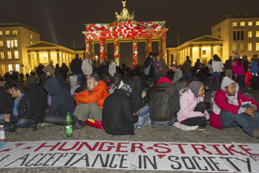 Bundesweiter Streik der Asylsuchenden, Berlin