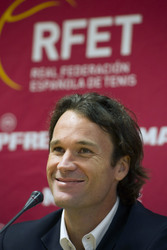 Carlos Moya ist  neuer spanischer Davis Cup Team Captian, Madrid