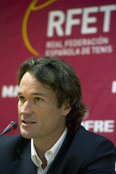 Carlos Moya ist  neuer spanischer Davis Cup Team Captian, Madrid