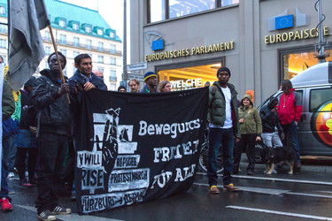Asylbewerber Gedenk- und Protestdemonstration, Berlin