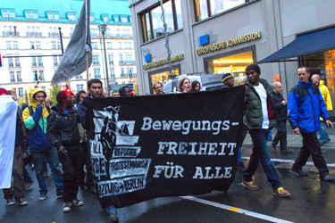 Asylbewerber Gedenk- und Protestdemonstration, Berlin