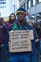 Asylbewerber Gedenk- und Protestdemonstration, Berlin