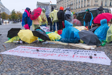 Bundesweiter Streik der Asylsuchenden, Berlin