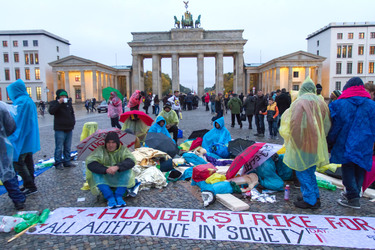 Bundesweiter Streik der Asylsuchenden, Berlin