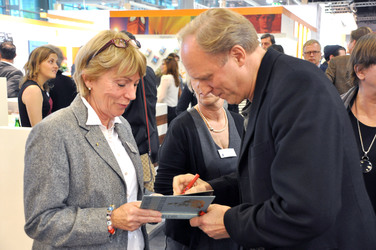 Ulrich Tukur: 'Die Spieluhr' Buchpräsentation, Frankfurter Buchmesse 2013