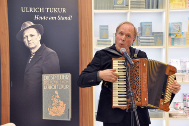Ulrich Tukur: 'Die Spieluhr' Buchpräsentation, Frankfurter Buchmesse 2013