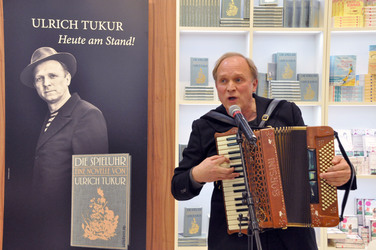 Ulrich Tukur: 'Die Spieluhr' Buchpräsentation, Frankfurter Buchmesse 2013