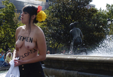 Offizielle Gründing von Femen Spanien, Madrid