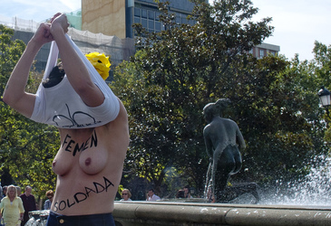 Offizielle Gründing von Femen Spanien, Madrid