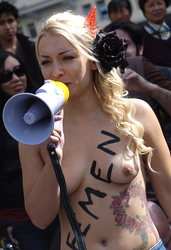 Offizielle Gründing von Femen Spanien, Madrid